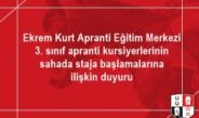 Aprantilere STAJ Duyurusu 📢